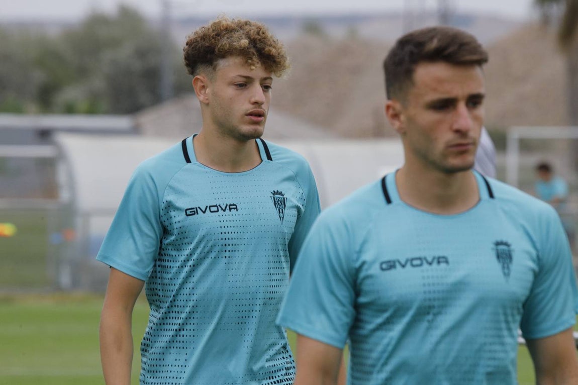 El entrenamiento del Córdoba CF en la festividad de la Virgen de la Fuensanta, en imágenes