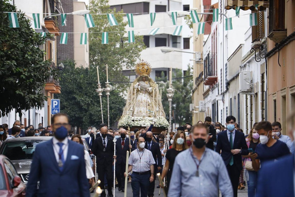 El rosario de la Virgen de la Estrella de Córdoba, en imágenes