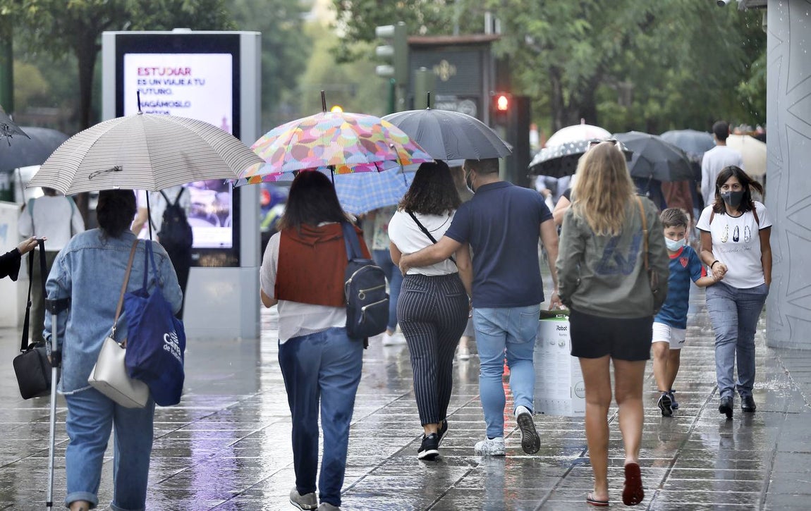 La lluvia deja un acumulado de casi 27 litros por metro cuadrado en Sevilla