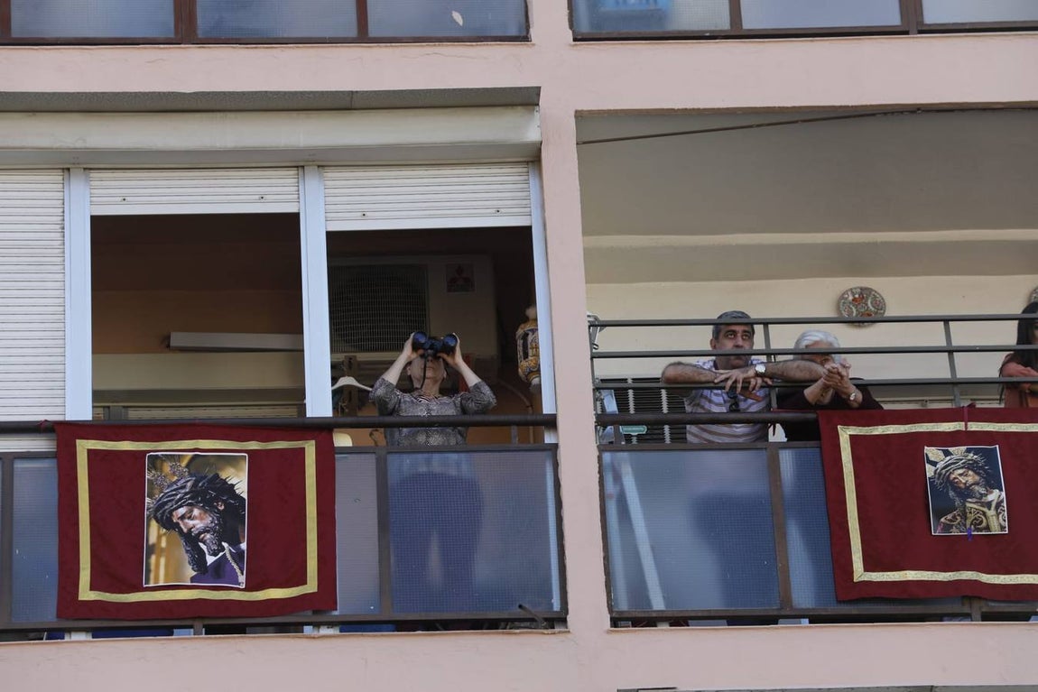 El Señor del Gran Poder por las calles del barrio de la Romería y Santa Aurelia