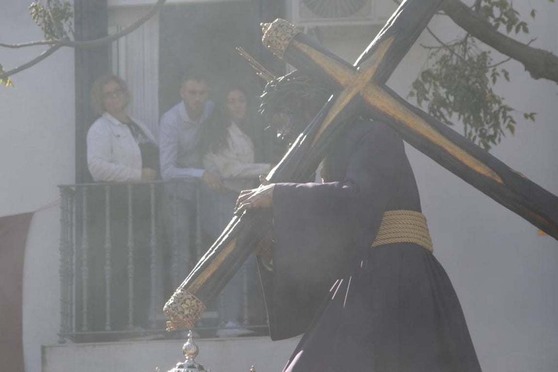El Señor del Gran Poder por las calles del barrio de la Romería y Santa Aurelia