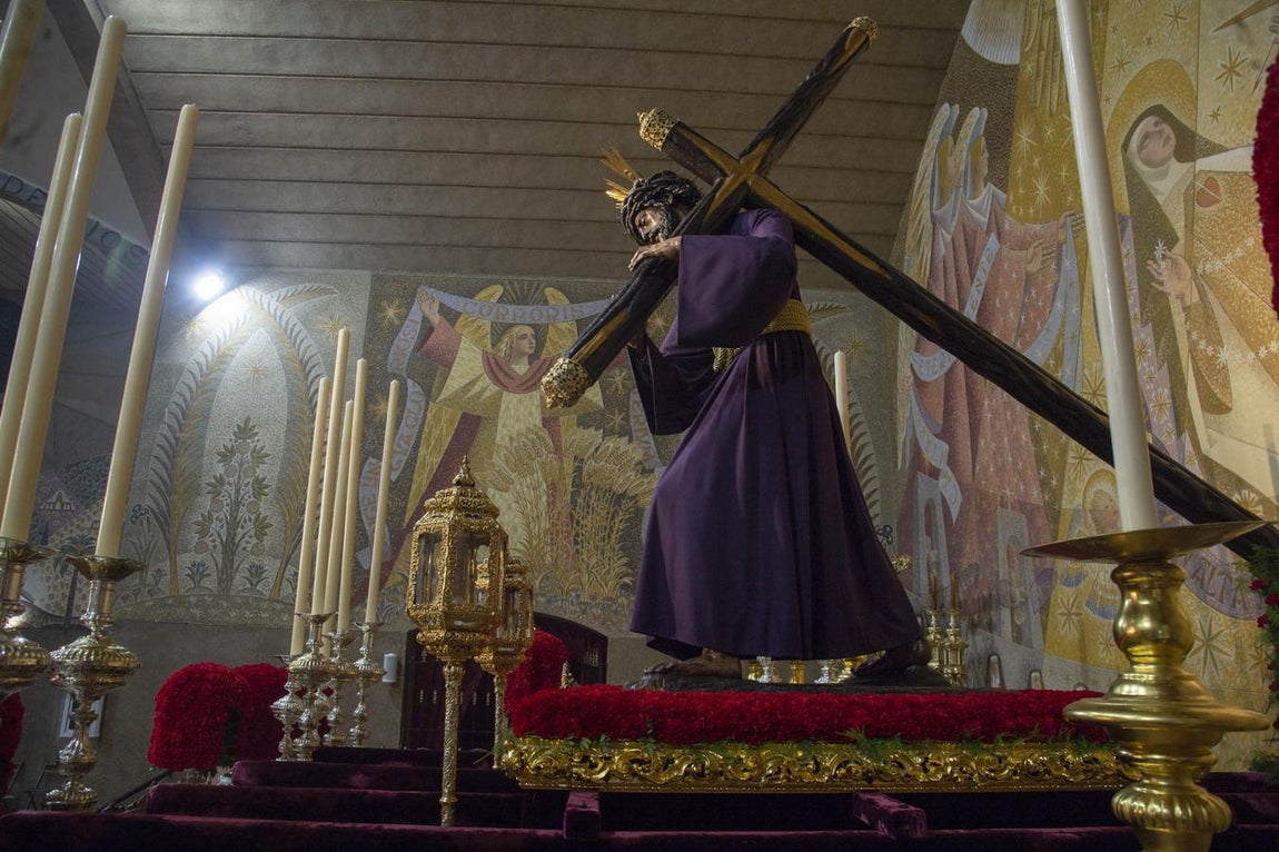 El Señor del Gran Poder en la parroquia de Santa Teresa