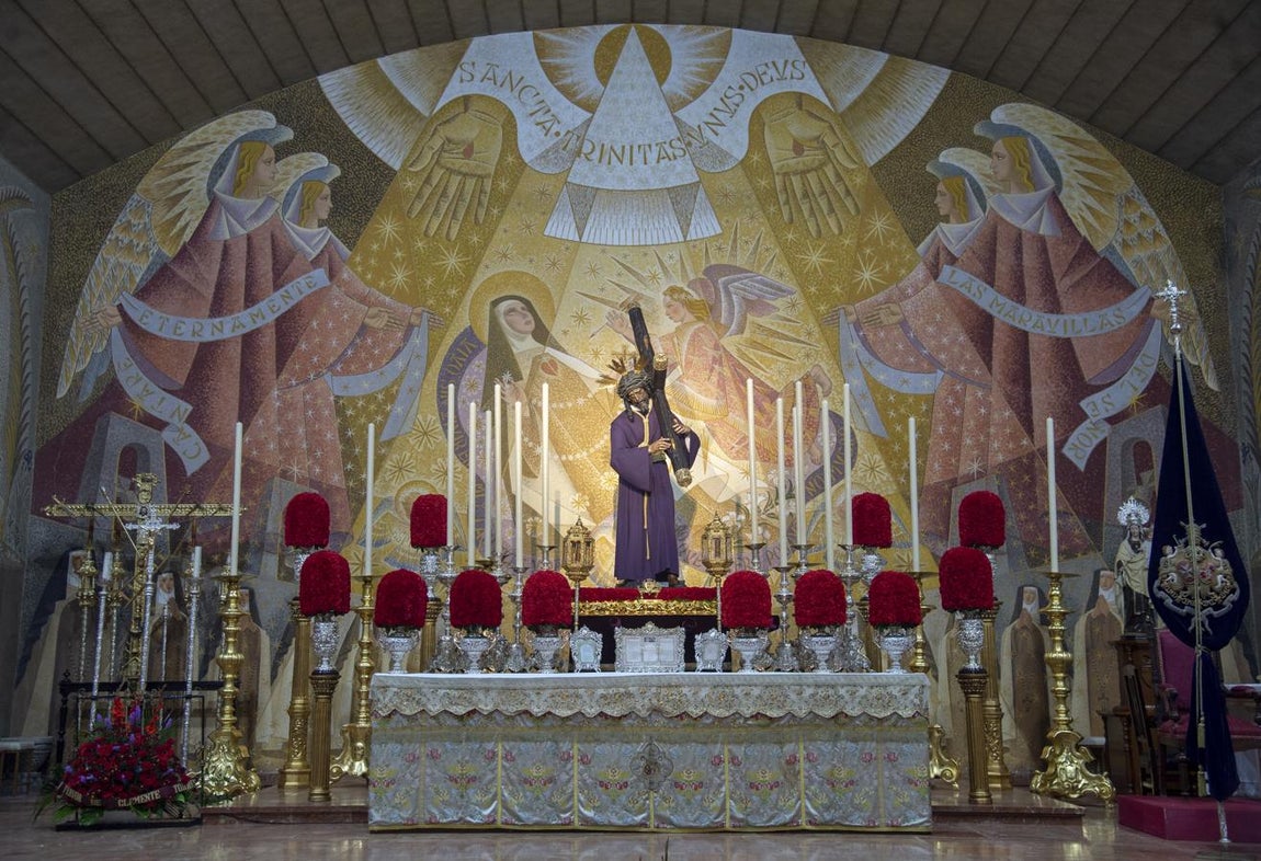 El Señor del Gran Poder en la parroquia de Santa Teresa