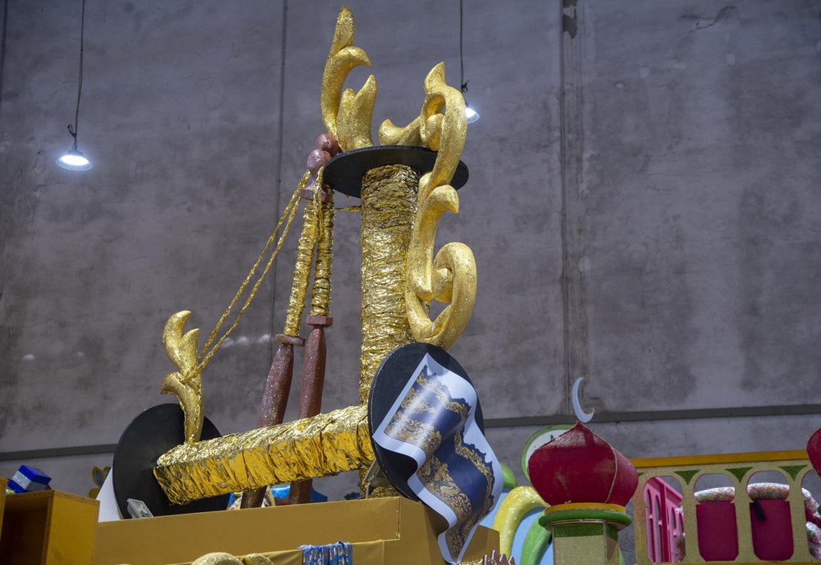 Las imágenes de la carroza del arte sacro de Sevilla