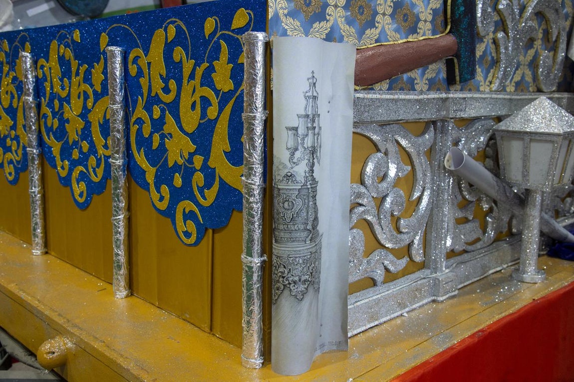 Las imágenes de la carroza del arte sacro de Sevilla