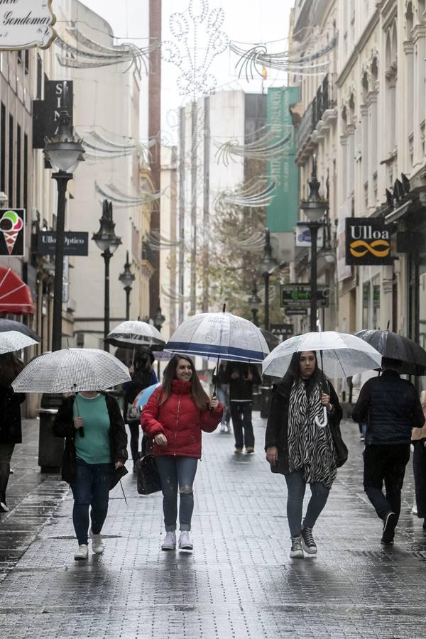 La primera lluvia en semanas en Córdoba, en imágenes