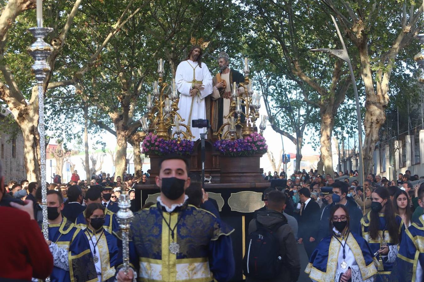 Jesús de la Bondad de Córdoba, por primera vez con San Pedro, reina en la Fuensanta