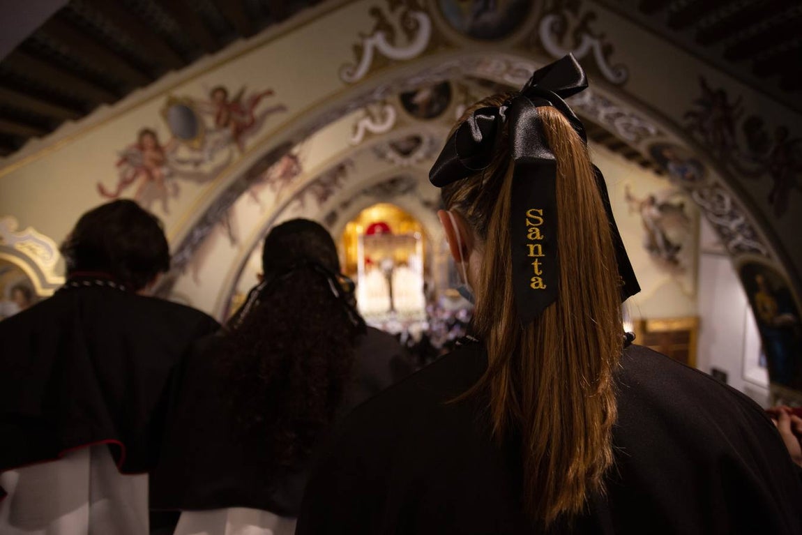 Estación de penitencia de la Hermandad de Santa Genoveva. VANESSA GÓMEZ