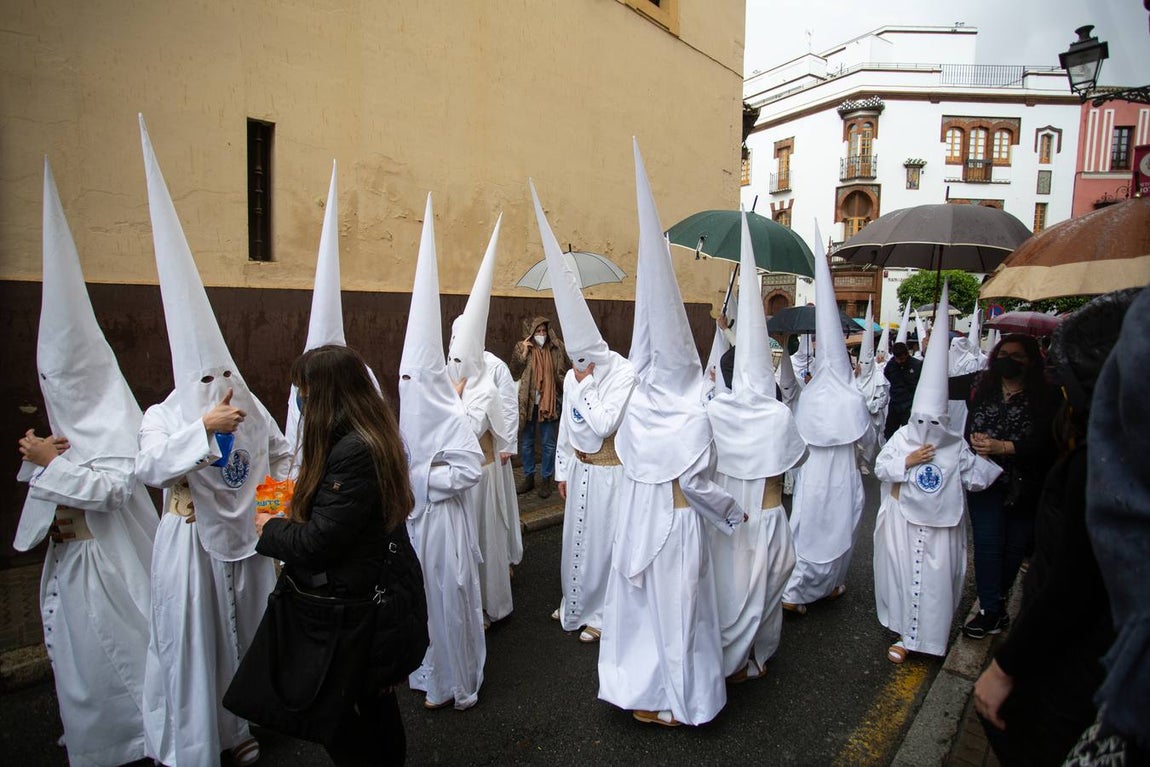 La hermandad de la Candelaria suspende su estación de penitencia en este Martes Santo de 2022. VANESSA GÓMEZ
