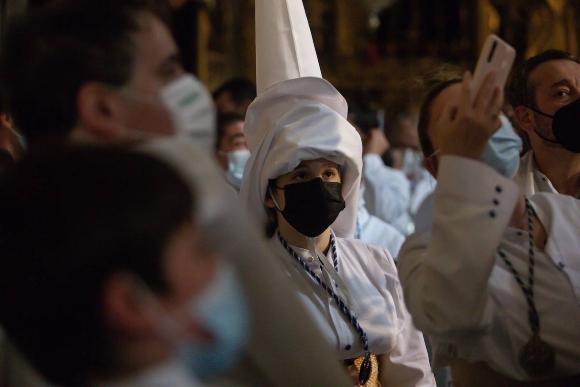 La hermandad de la Candelaria suspende su estación de penitencia en este Martes Santo de 2022. VANESSA GÓMEZ