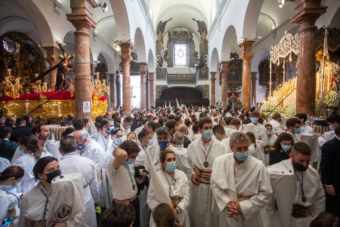 La hermandad de la Candelaria suspende su estación de penitencia en este Martes Santo de 2022. VANESSA GÓMEZ