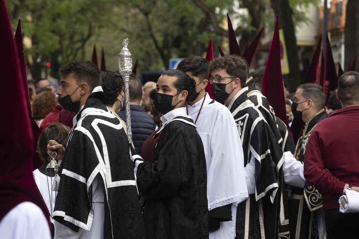 La hermandad del Cerro del Águila suspende su estación de penitencia en este Martes Santo de 2022. MANUEL GÓMEZ