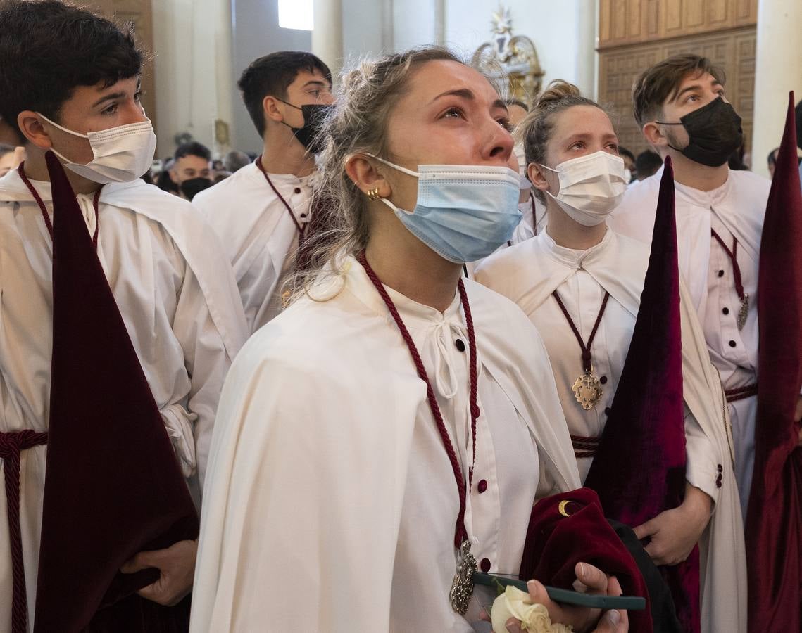 La hermandad del Cerro del Águila suspende su estación de penitencia en este Martes Santo de 2022. MANUEL GÓMEZ