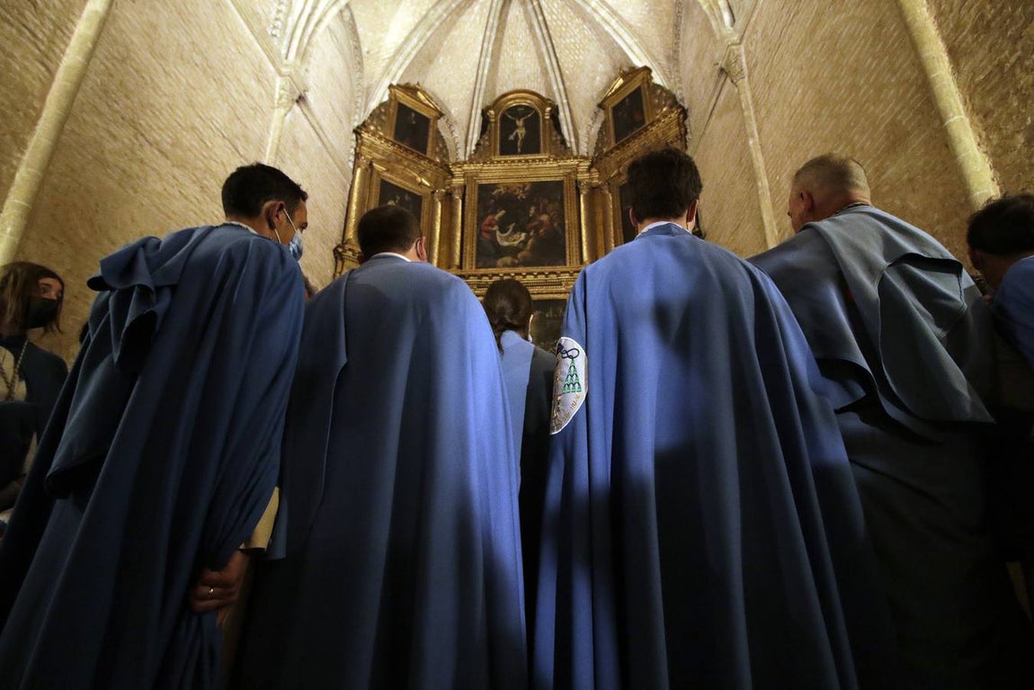 La hermandad de San Esteban suspende su estación de penitencia en el Martes Santo de 2022. JUAN FLORES