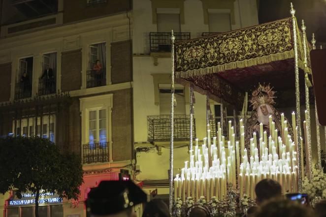 Subir al Calvario desde la Magdalena en la Madrugada de Sevilla