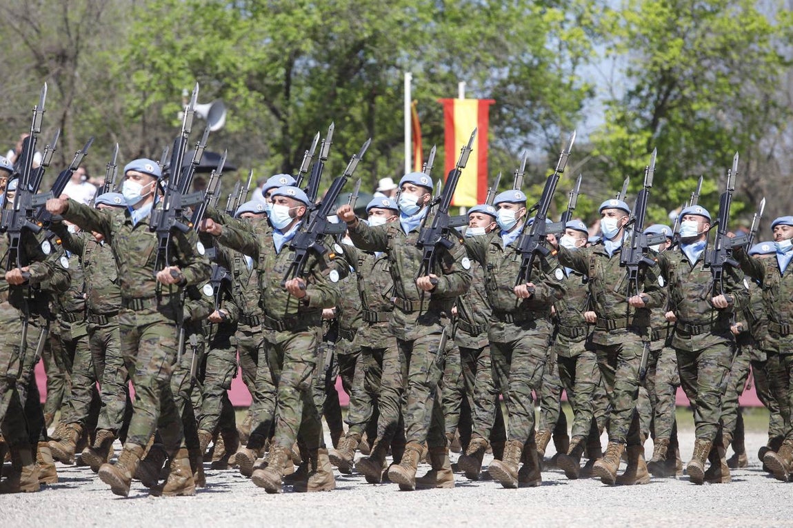 La emocionante despedida de la Bri X de Cerro Muriano en su misión a Líbano, en imágenes