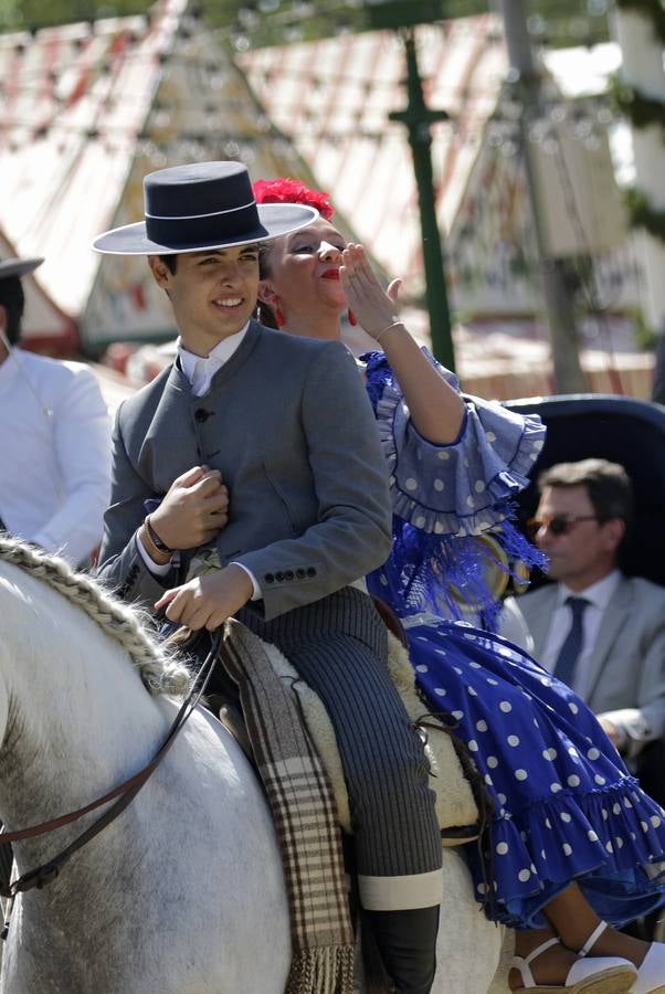 Ambiente durante el jueves en la Feria de Sevilla 2022. JUAN FLORES