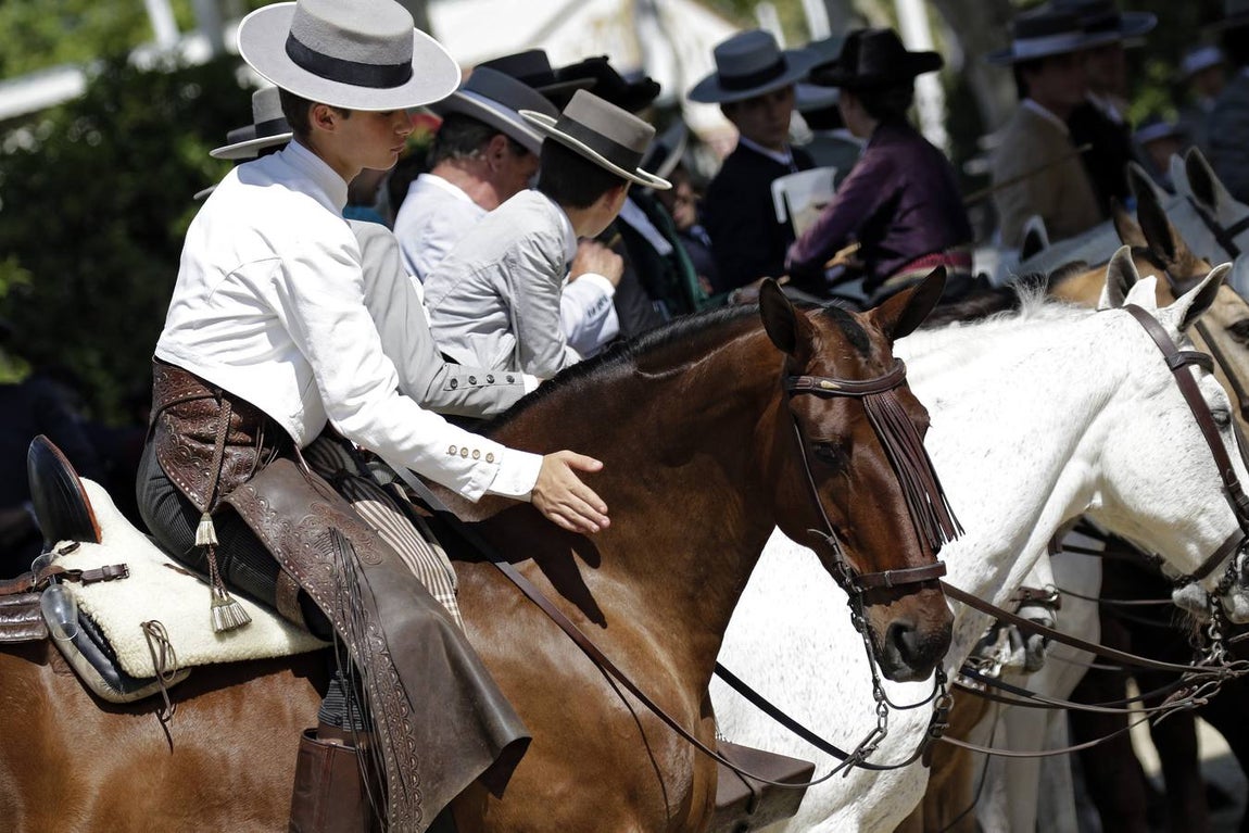 Ambiente durante el jueves en la Feria de Sevilla 2022. JUAN FLORES