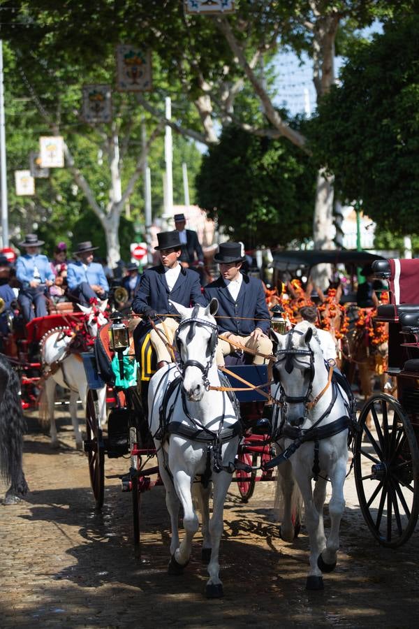 Ambiente durante el jueves en la Feria de Sevilla 2022. VANESSA GÓMEZ