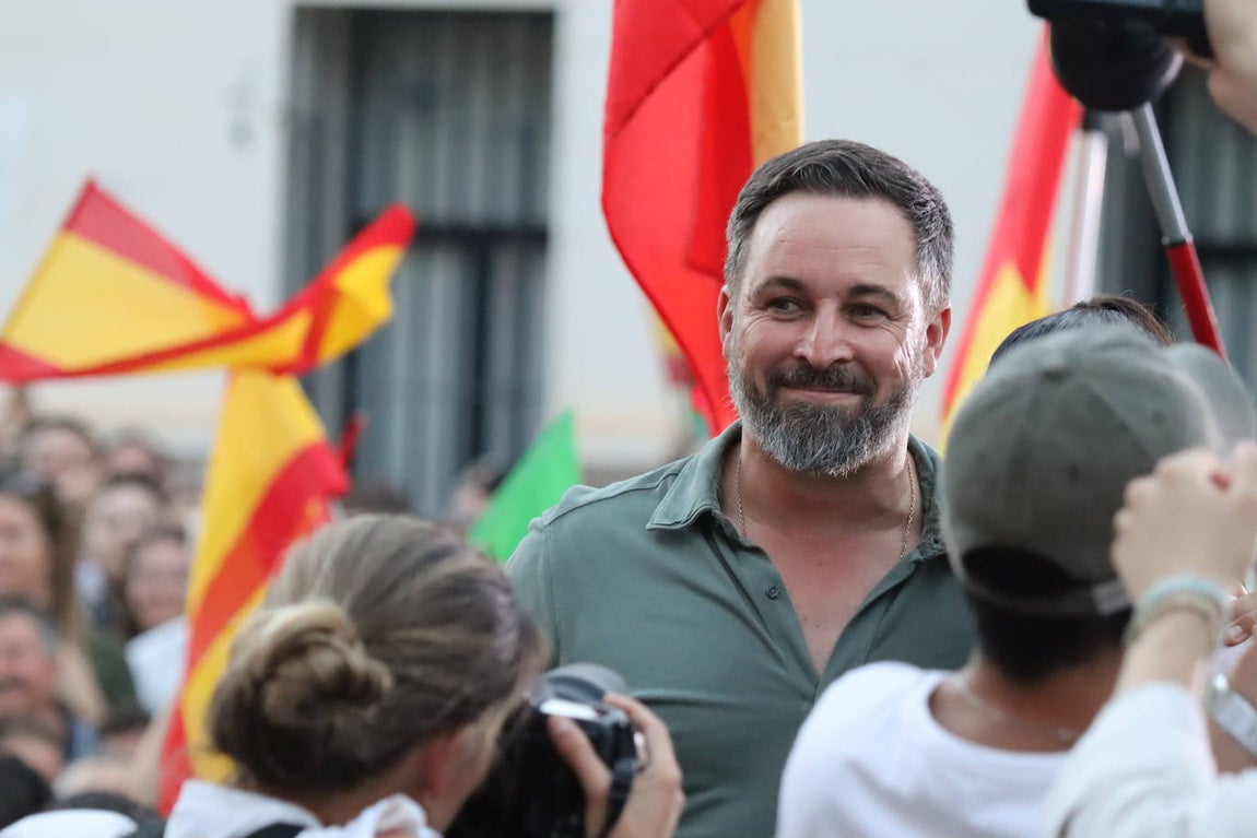 El mitin de Vox en Lucena, en imágenes