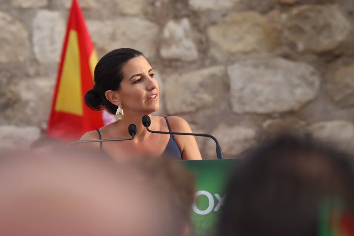 El mitin de Vox en Lucena, en imágenes