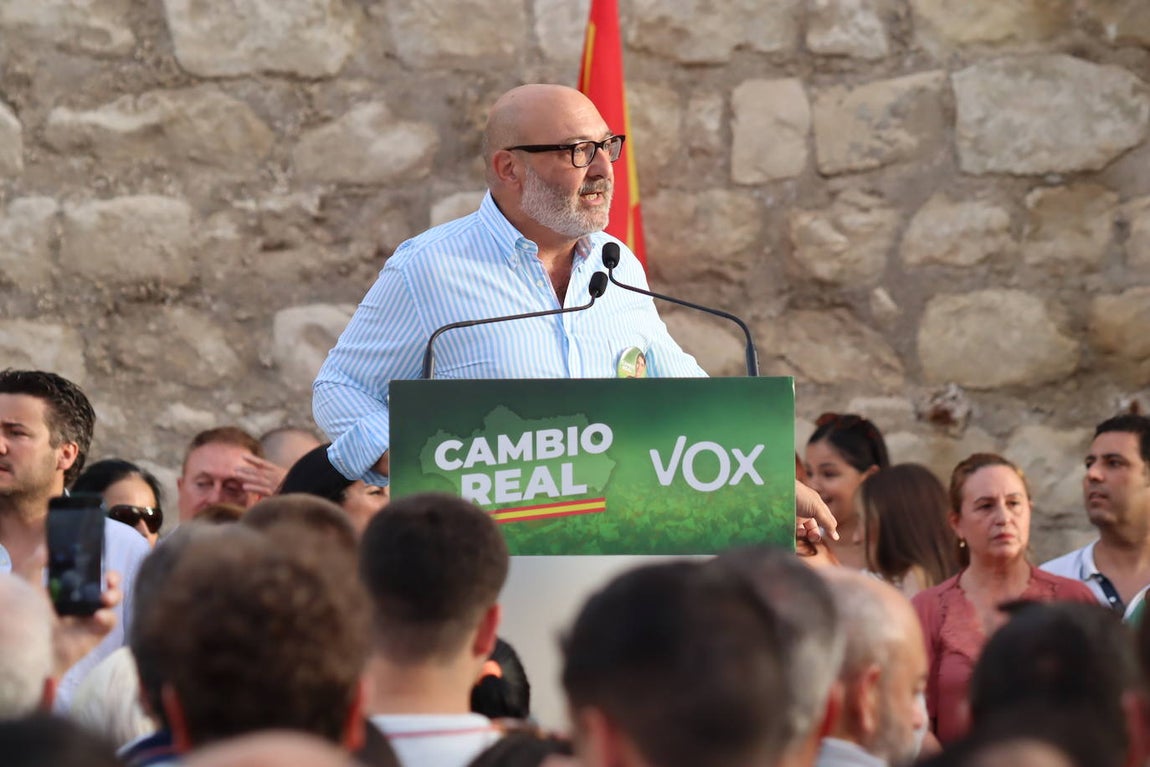 El mitin de Vox en Lucena, en imágenes