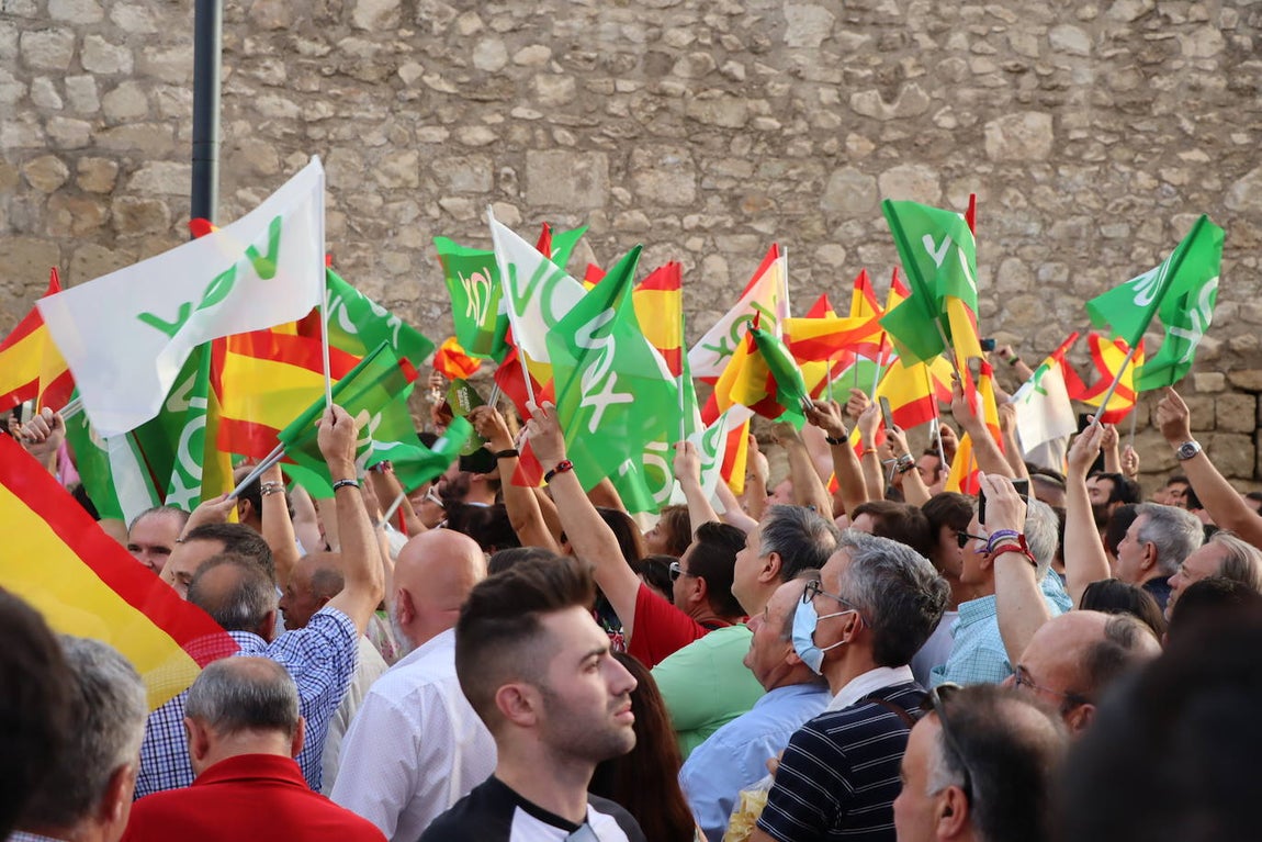 El mitin de Vox en Lucena, en imágenes