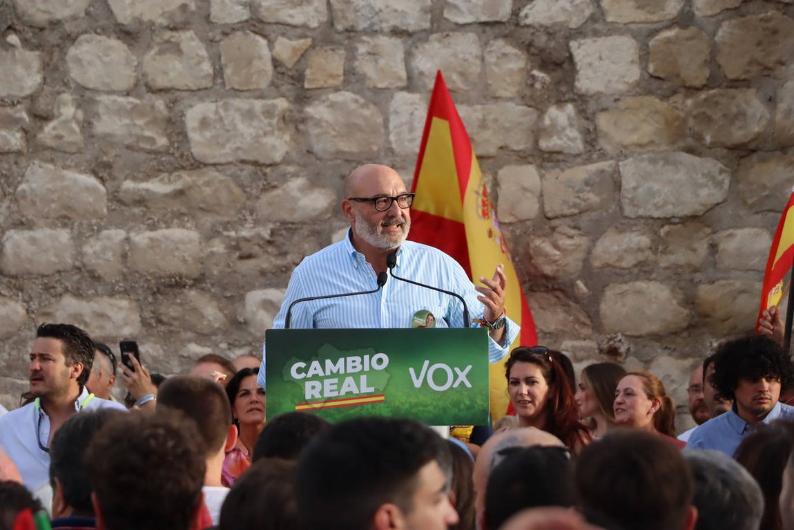 El mitin de Vox en Lucena, en imágenes