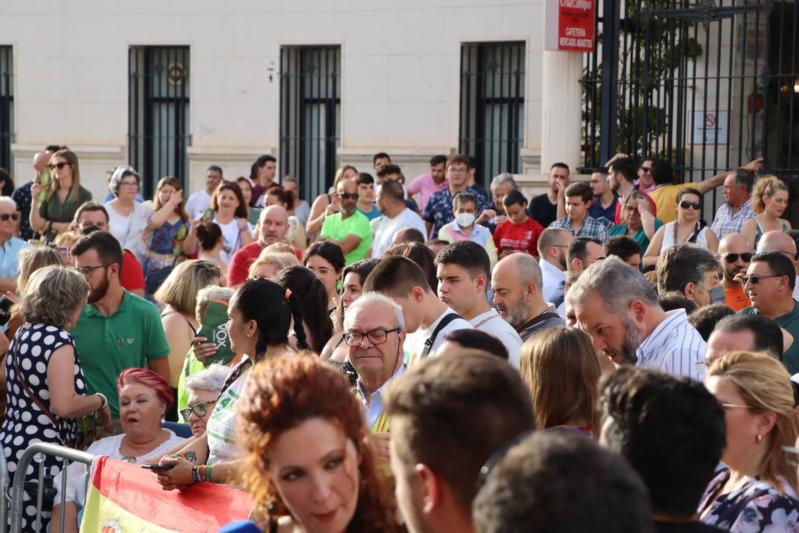 El mitin de Vox en Lucena, en imágenes