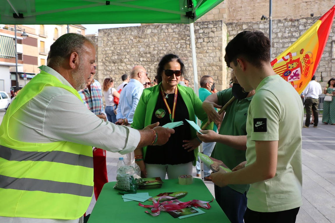 El mitin de Vox en Lucena, en imágenes