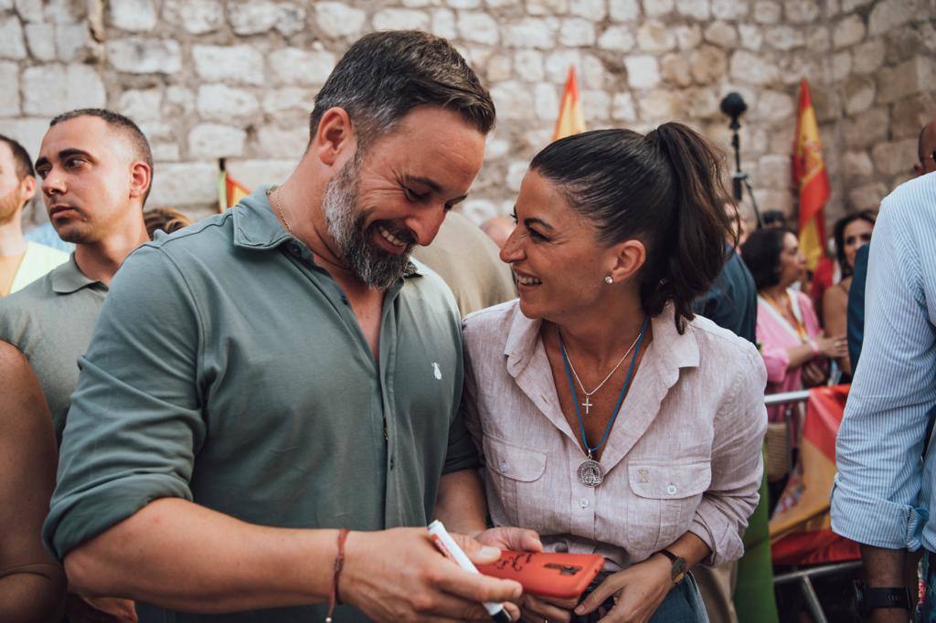 El mitin de Vox en Lucena, en imágenes