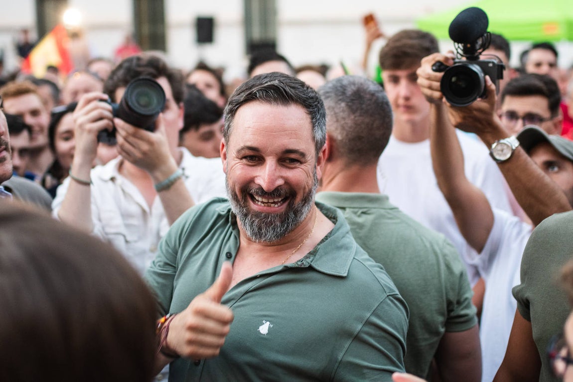 El mitin de Vox en Lucena, en imágenes