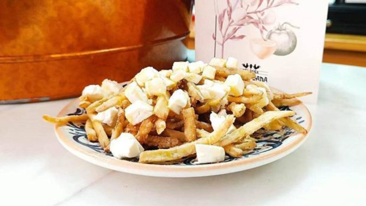 Berenjenas fritas con miel de Montoro y queso de Zuheros, de Taberna La Montillana