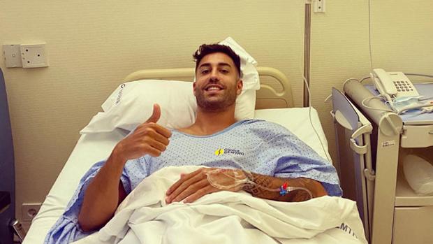 Camarasa, intervenido con éxito de su lesión de rodilla