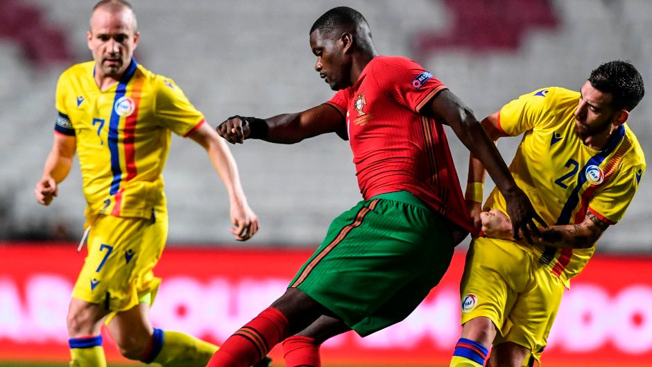 Minutos para William Carvalho en la goleada de Portugal ante Andorra (7-0)