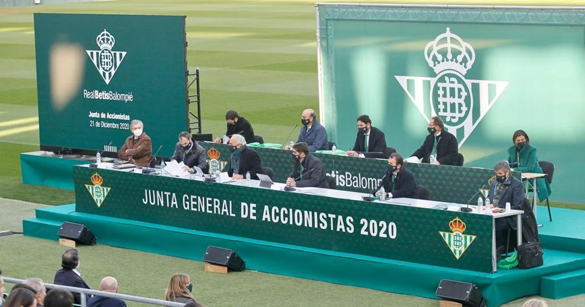 El Real Betis reelige a Ángel Haro como presidente del club con el apoyo  del 40% del capital