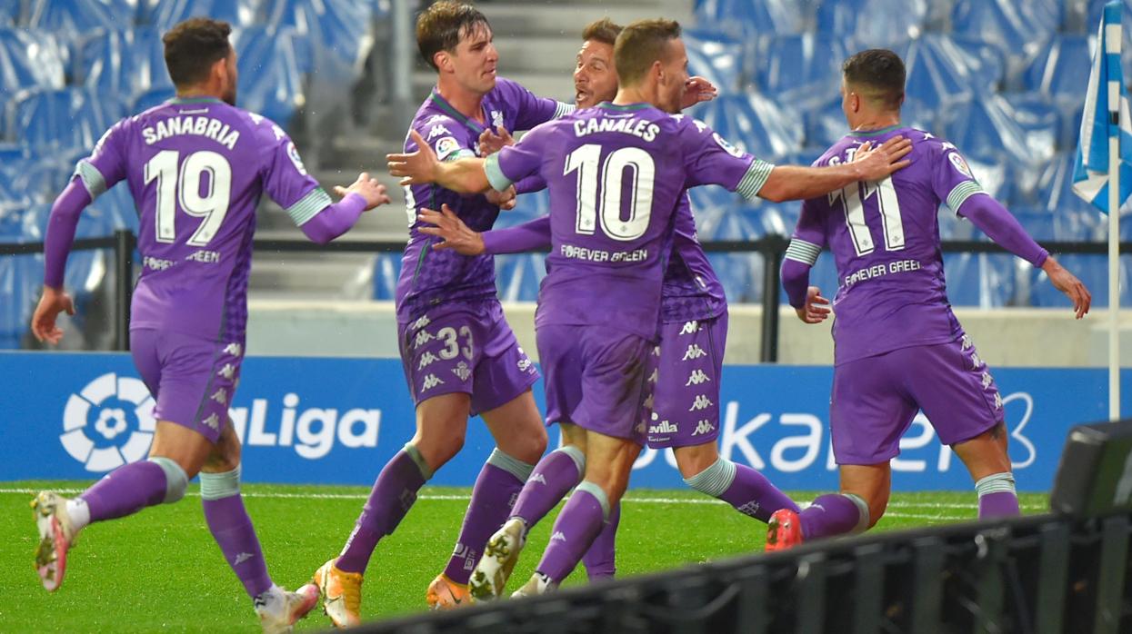 Lance del Real Sociedad - Real Betis