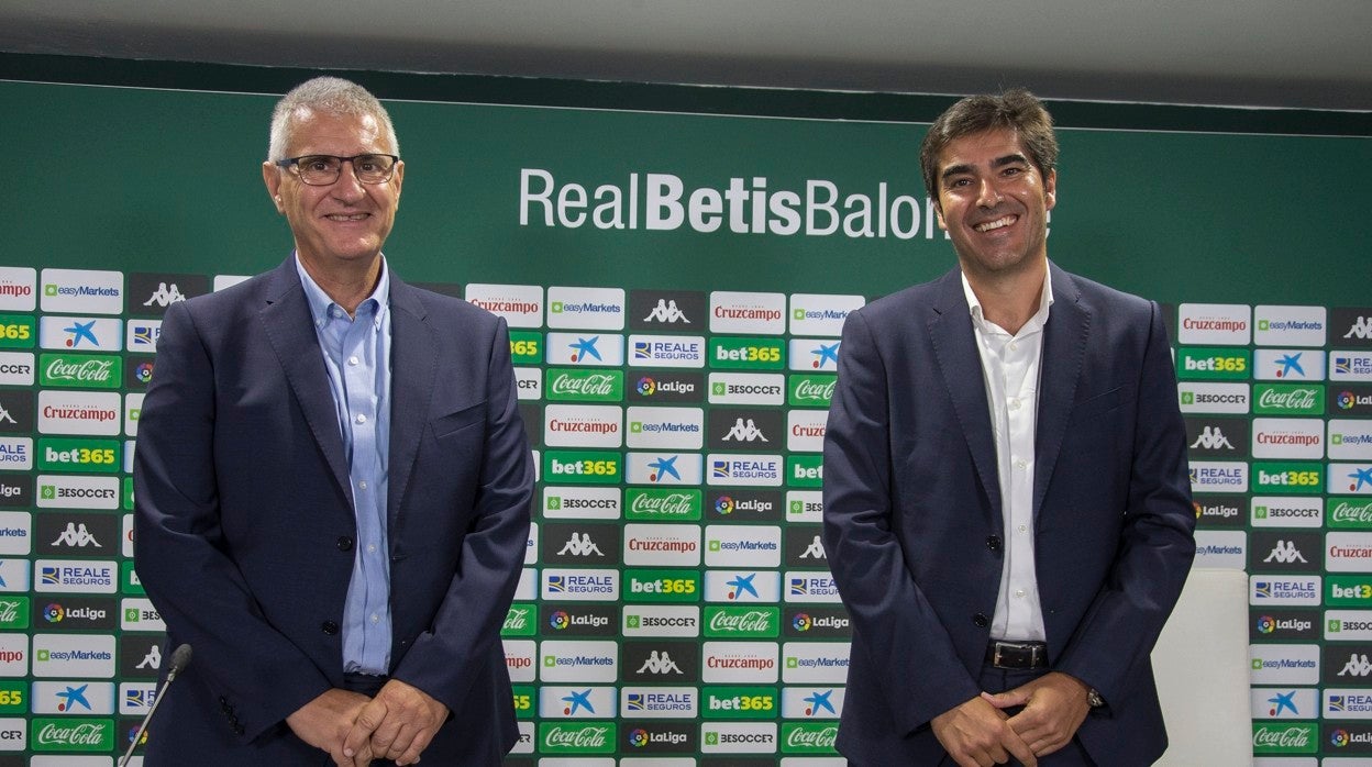 Presentación de Antonio Cordón como director general deportivo del Betis