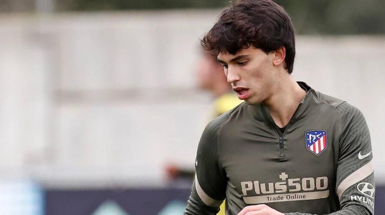 Joao Félix se entrena con el Atlético de Madrid