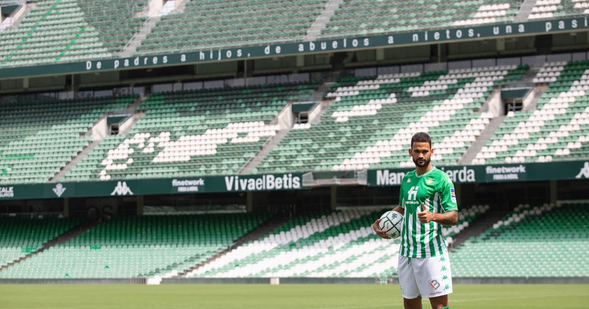 Willian José, en su presentación como futbolista verdiblanco