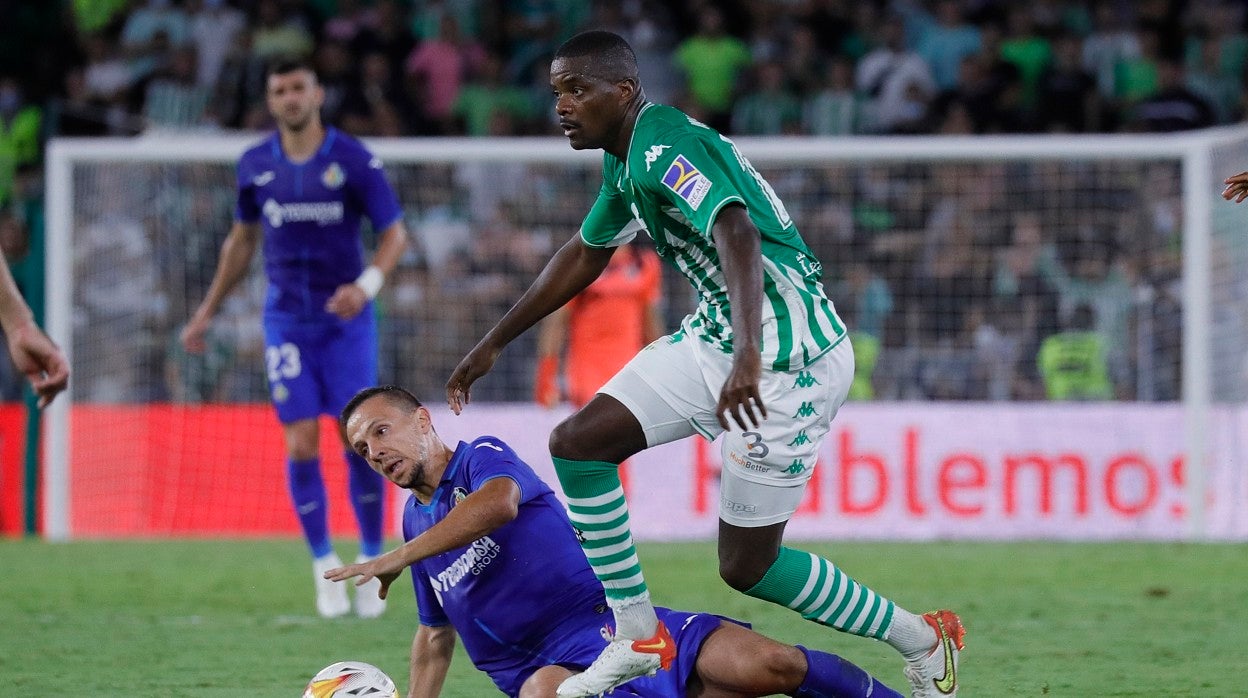 William Carvalho, durante el Real Betis-Getafe CF del pasado domingo