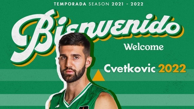 Oficial: el Coosur Betis incorpora a Cvetkovic
