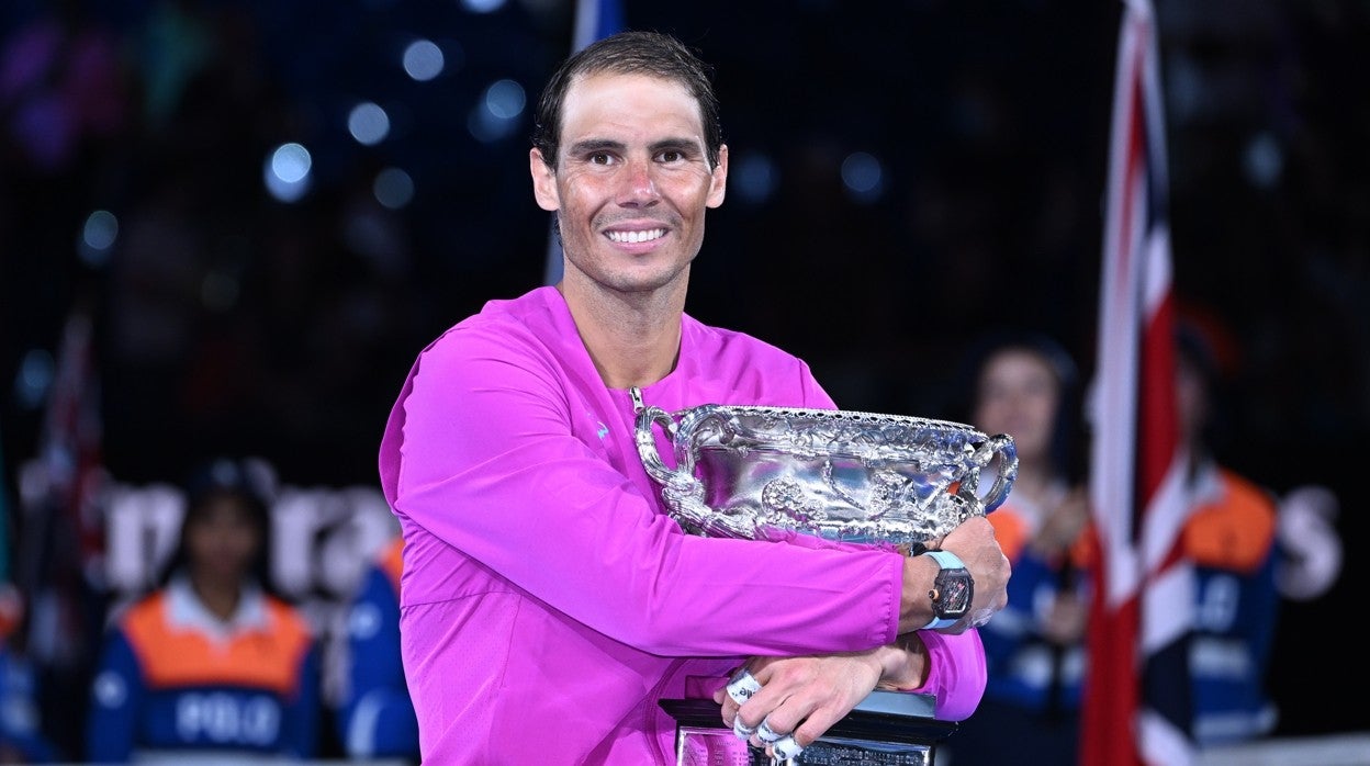 Nadal, tras ganar el Open de Australia