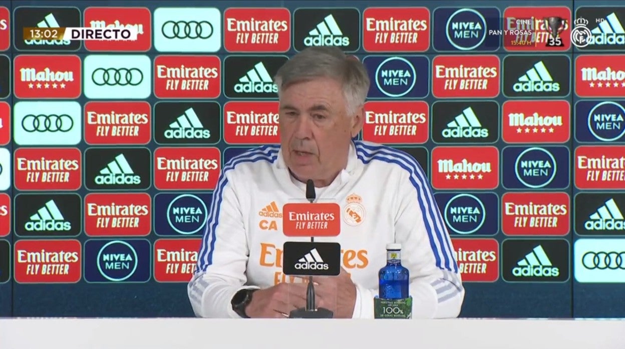 Ancelotti: «Me gustaría hacerle el pasillo al Betis, ha ganado una Copa que en España es muy importante»