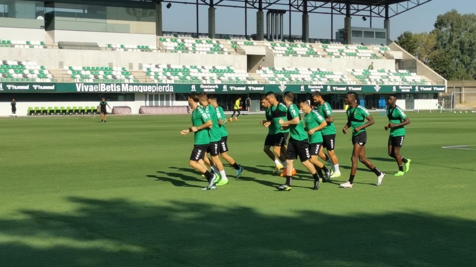 El Betis prepara el partido contra el Mallorca