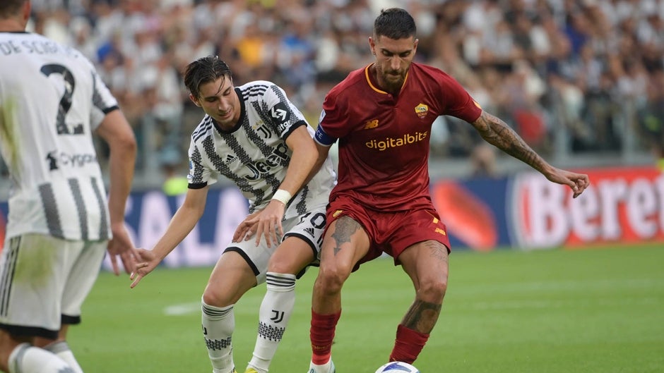 La Roma, rival del Betis en Europa, empata contra la Juventus