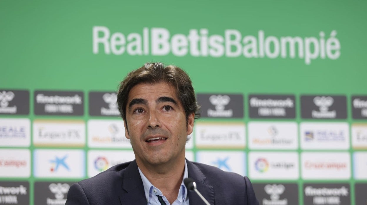 Ángel Haro, presidente del Real Betis