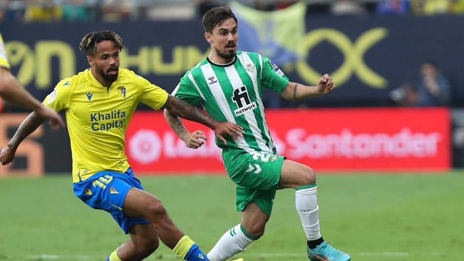 ¿Quién ha sido el mejor jugador del Real Betis ante el Cádiz?