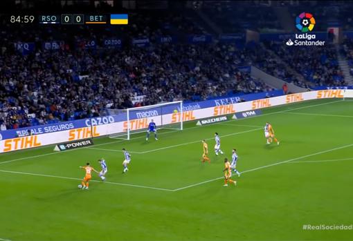 El Betis clona el mismo gol en el Reale Arena durante tres años seguidos