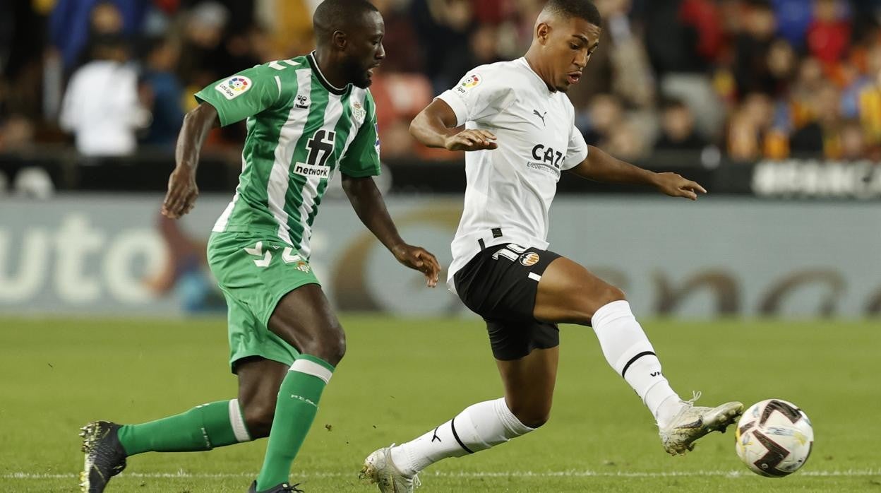 Lance del Valencia - Betis